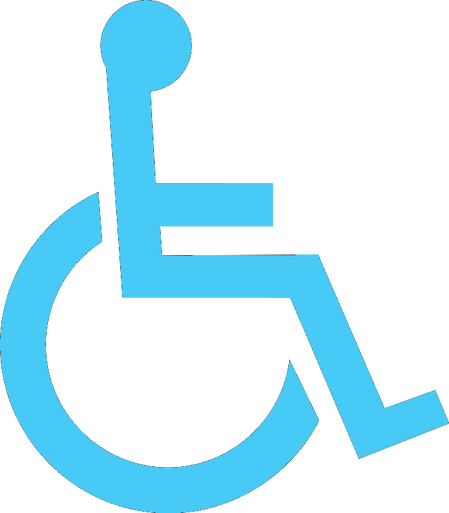 Blue Disabled Symbol